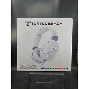 Turtle Beach Recon Spark Wired Headset Xbox PlayStation PC Gaming White Purple